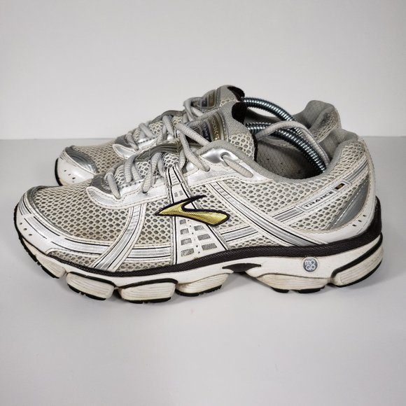 Brooks Trance 9 Pro Running Shoes White / Gold - Picture 4 of 8